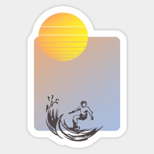 Surfer Sticker